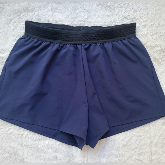 Polo Ralph Lauren Pants - Ralph Lauren Navy Blue Shorts with Black Waistband